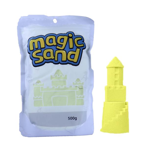 【商品詳細】<br>　　・メーカー名:OREZ<br>　　・商品名:砂遊び 魔法の砂 マジックサンド 黄色 500g<br>　　・メーカー品番:ty-014<br>　　・商品内容:マジックサン...