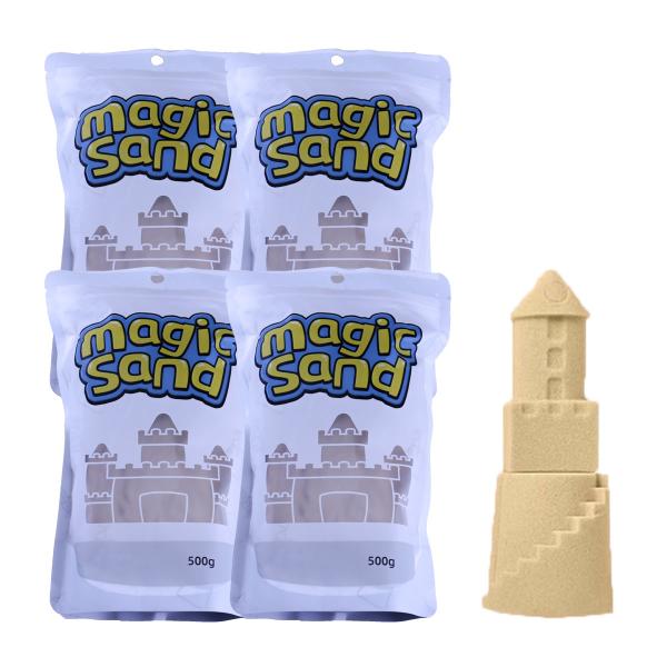 【商品詳細】　　・メーカー名:OREZ　　・商品名:砂遊び 魔法の砂 マジックサンド 茶色 2000g 2kg　　・メーカー品番:ty-020　　・商品内容:マジックサンド 2000g 2kg　　・カラー:ブラウン(茶色)　　・適正年齢:7...