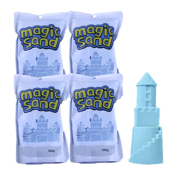 【商品詳細】　　・メーカー名:OREZ　　・商品名:砂遊び 魔法の砂 マジックサンド 青色 2000g 2kg　　・メーカー品番:ty-021　　・商品内容:マジックサンド 2000g 2kg　　・カラー:ブルー(青色)　　・適正年齢:7歳...