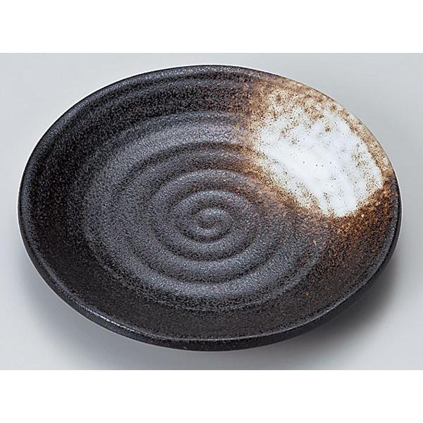 和食器　黒備前　大皿　中皿　6枚セット 和食器 和皿 小皿 大皿 中皿/ 黒備前六兵衛4.0皿 /おしゃれ 陶器 業務