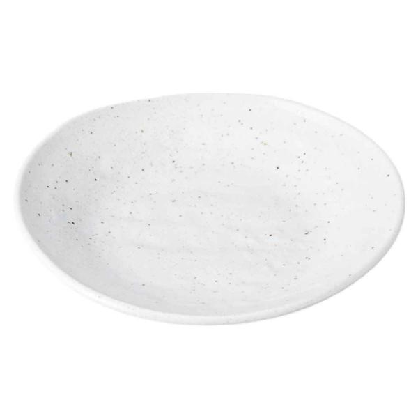 和食器 小皿 取り分け皿 少量/ 白粉引ソギ楕円4.0皿 /家庭用 業務用