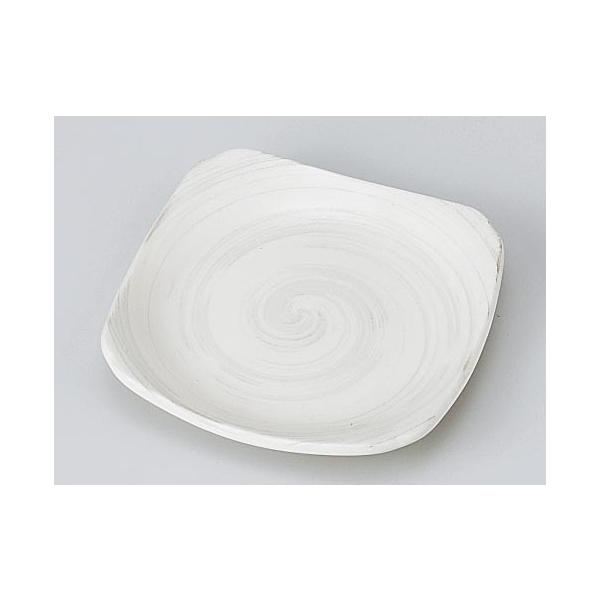 和食器 小皿 おしゃれ/ 新粉引角小皿 /陶器 業務用 家庭用 small plate