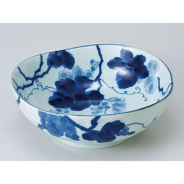 皿　食器　和食器 和食器 多用鉢/ 藍染ぶどう 三角5.5鉢 /大鉢 中鉢 盛り鉢 盛り皿