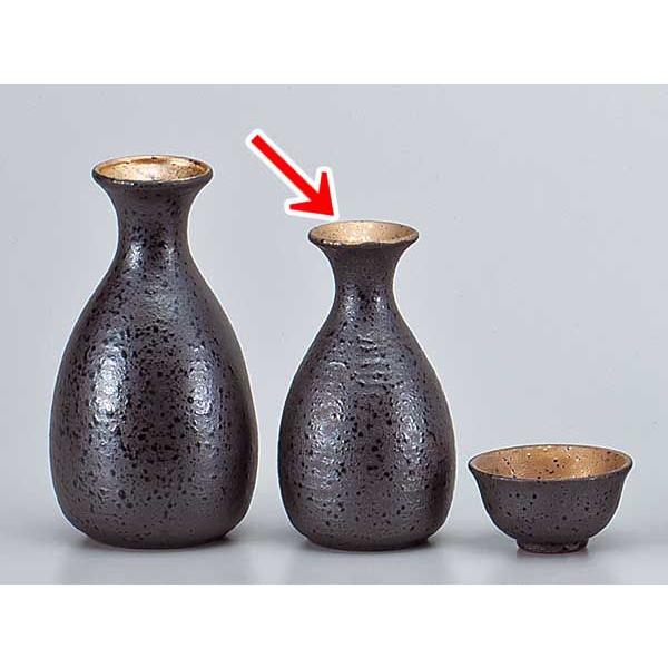 酒器 冷酒 熱燗/ 金ヌリサビ徳利（小） /徳利 とっくり 業務用 家庭用