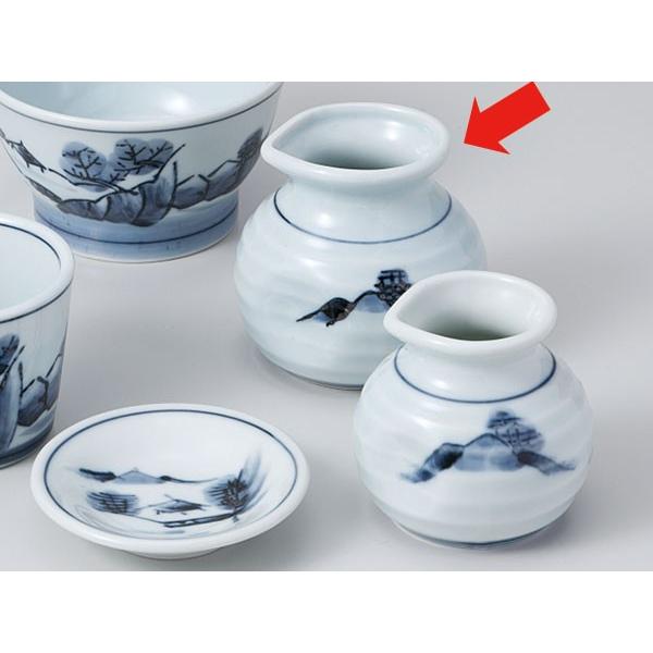 和食器 そば用品 陶器/ 墨山水そば徳利（大） /ざる蕎麦 ざるうどん 冷