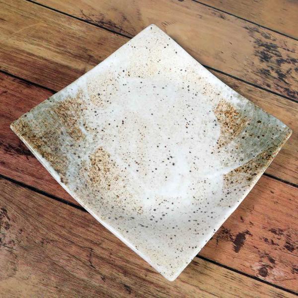 角皿 中皿 刺身皿 焼物皿 揚げ物皿/ 雪志野 5.5正角皿 /業務用 家庭用