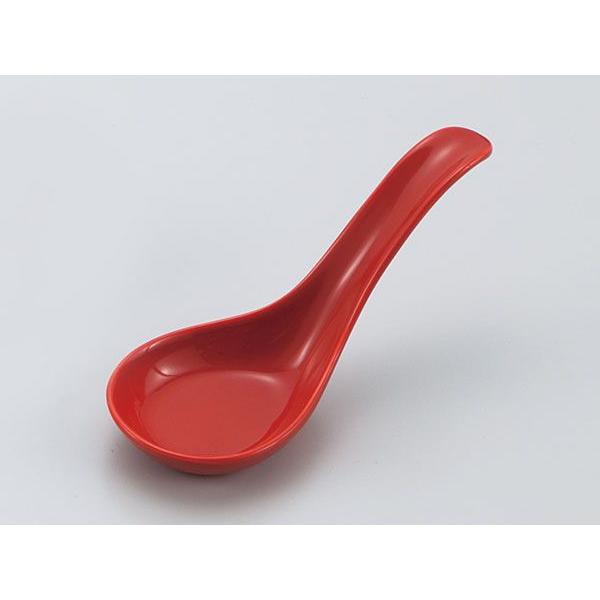 レンゲ れんげ 蓮華 杓子 スプーン カトラリー/ 鍋レンゲ（赤） /食器