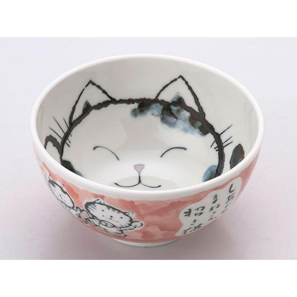 どんぶり 鉢 食器/ かる〜い軽量5.0丼 しあわせ招きねこ赤 /お好み丼 ラーメン そば うどん 多用丼 業務用