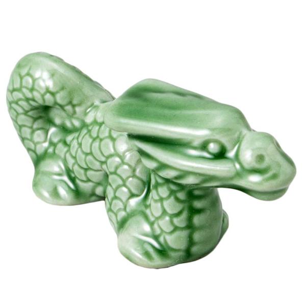 箸置き カトラリー レスト はしおき おもしろ かわいい ドラゴン 縁起物/ グリーン龍箸置 /箸置 おしゃれ プレゼント 業務用 ギフト インテリアにも