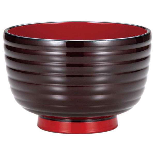 和食器 会津 漆器 汁碗 吸物碗/ 溜 千駒大椀 /家庭用 業務用 Lacquerware