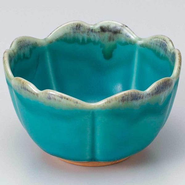 料理器 トルコ青 向付 小碗 義隆作 共箱(LC779) 送料無料 ｜和食器 中皿 トルコブルー七寸深皿-21cm-（KIA-111