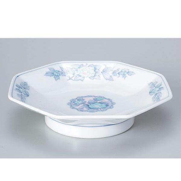 どんぶり チャーハン 中華/ 三色牡丹6.5八角高台皿 /炒飯 業務用 麺丼