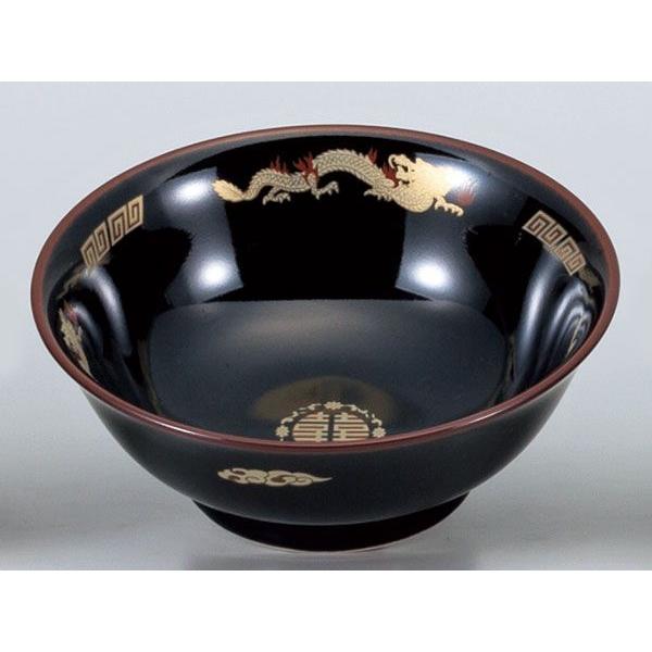 どんぶり ラーメン 中華/ 天目金彩竜6.8反高台丼 /業務用 麺丼 : 美濃