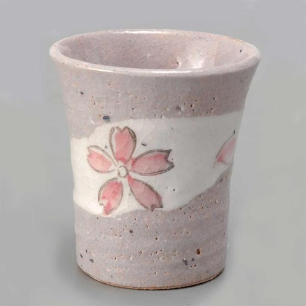 フリーカップ 湯呑/ 花の舞 ミニカップ /陶器 おしゃれ  ギフト プレゼント 贈り物