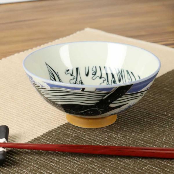 茶碗 飯碗 鯨 ホエール/ くじら茶碗　毛料 /ちゃわん 贈り物 家庭用 プレゼント ギフト 日本製