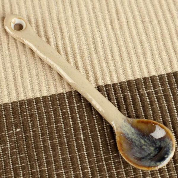 スプーン さじ 陶器 カトラリー/ 土物風 陶器のスプーン うのふ /業務
