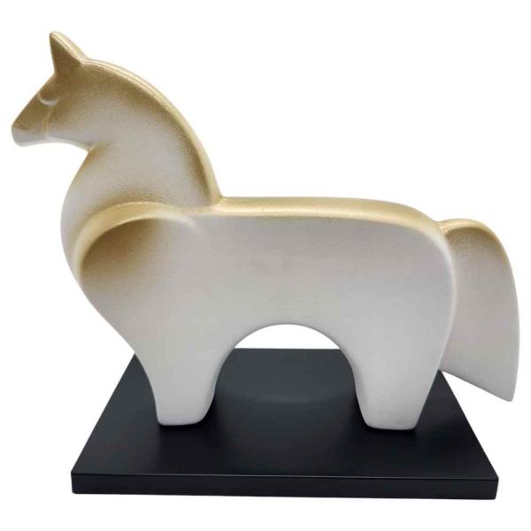 干支 午 陶器 置物 馬 うま 2026年/ 常滑焼 丙午 白（小） /粗品 販促