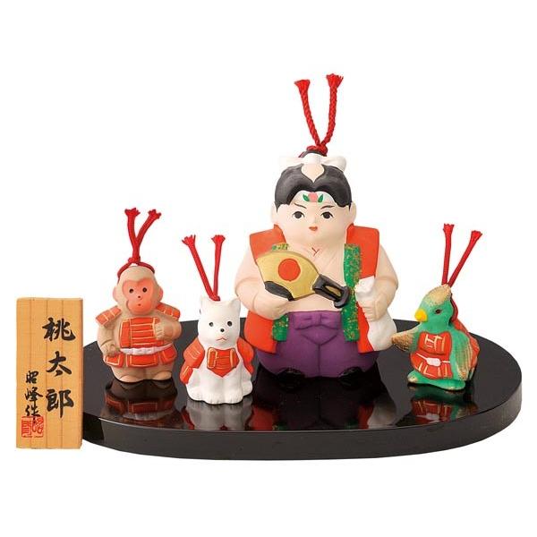 五月人形 コンパクト 陶器 小さい おとぎ話 金太郎/ 桃太郎とけ 五月人形 コンパクト 陶器 小さい おとぎ話 金太郎/ 桃太郎とけ