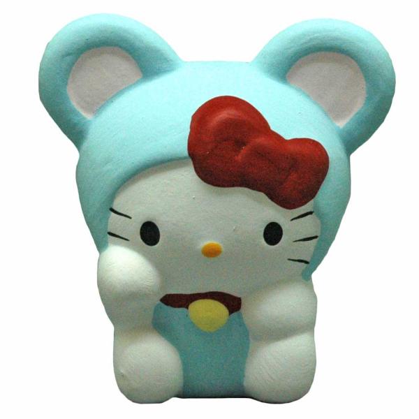 はろうきてぃ 干支 置物 十二支 おみくじ付/ 十二支開運占い 子