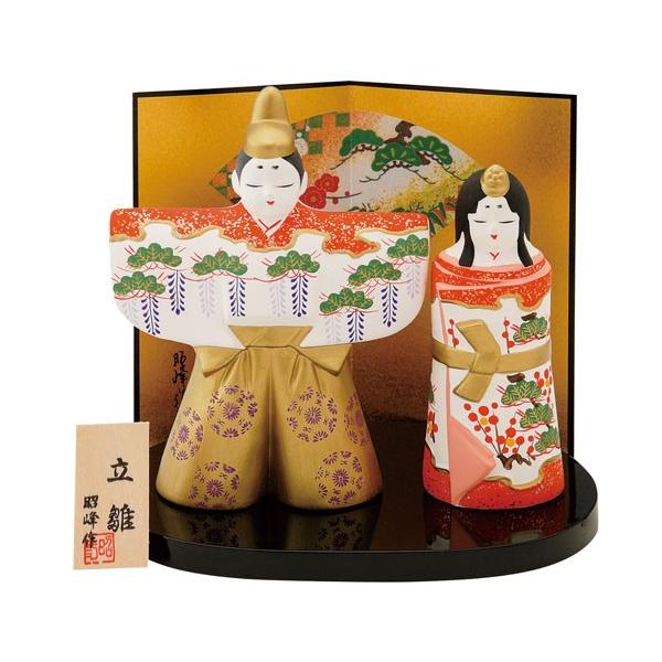 お雛様／アンティーク／陶製／立ち雛 楽天市場】ひな人形 雛祭り 陶器【御所立雛 ひな人形 4-647