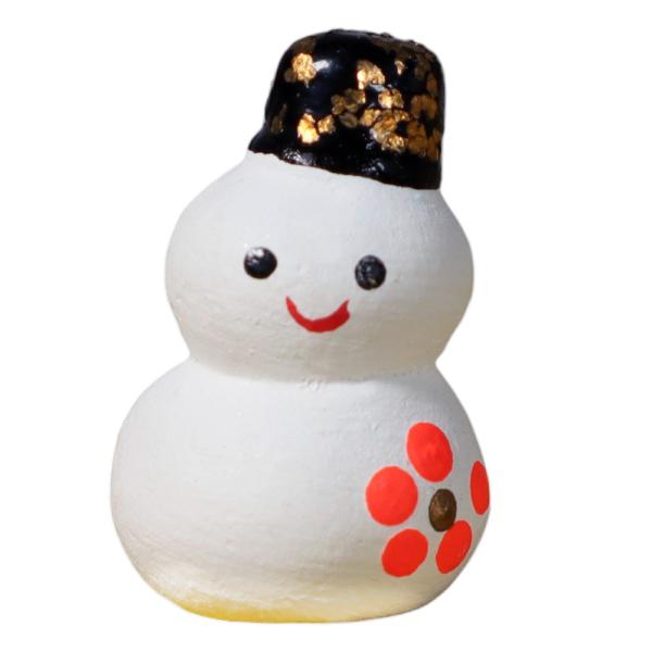 陶器 置物 スノーマン/ ミニミニ雪だるま /小さい 可愛い 自分用