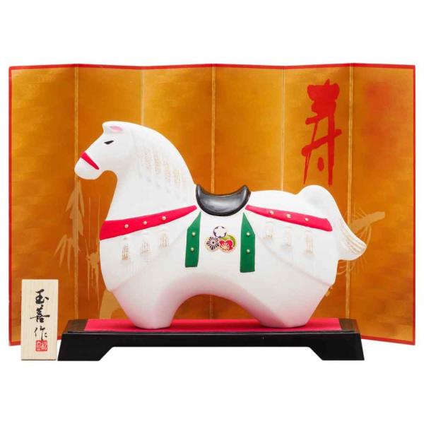 干支 午 置物 馬 うま 2026年/ 友禅 /粗品 販促 景品 縁起 町内会 敬老