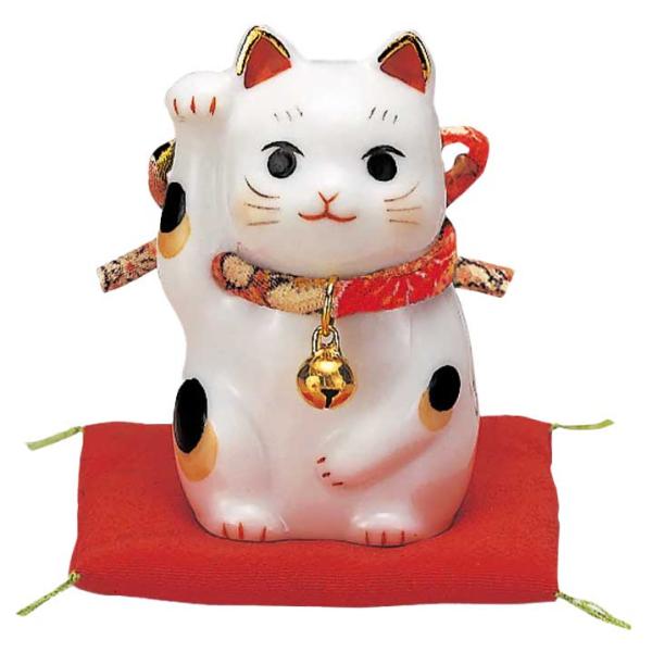 黄色と紫色 福招き猫 黄色と紫色 福招き猫
