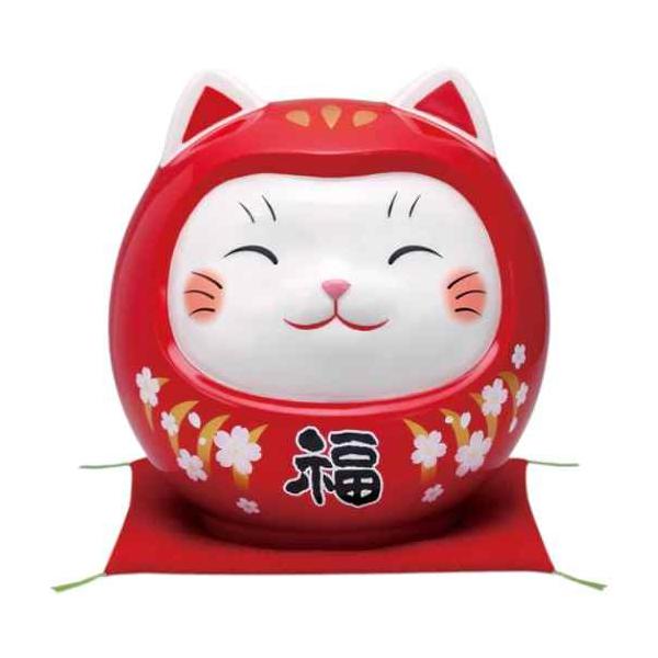 ダルマ 置物 インテリア ネコ 猫 開運 招福 かわいい /彩絵開運 ダルマ 置物 インテリア ネコ 猫 開運 招福 かわいい /彩絵開運