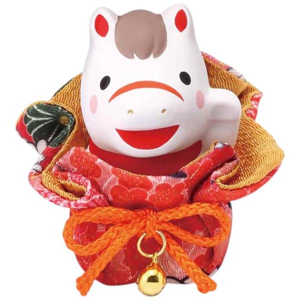 干支 午 置物 馬 うま 2026年/ 錦彩招福午(ふく福巾着) /粗品 販促