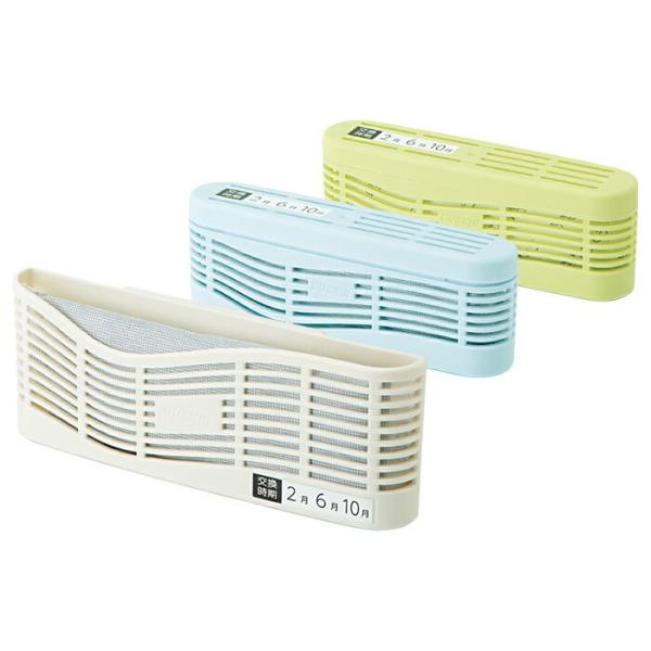 冷蔵庫用　特殊活性炭の力で気になるニオイを素早く脱臭！冷凍庫用　冷凍食材・氷へのニオイ移りを予防！野菜室用　悪臭だけでなくエチレンガスもまとめて除去！