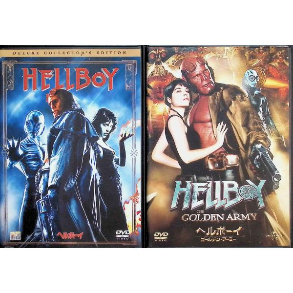 ヘルボーイ 2作品セット DVD ロン・パールマン (出演), セルマ・ブレア (出演), ギレルモ・デル・トロ (監督, 脚本)音声 /  日本語・英語((2)は、日本語・英語・タイ語) 字幕 /  日本語・英語((2)は、日本語・英語・...