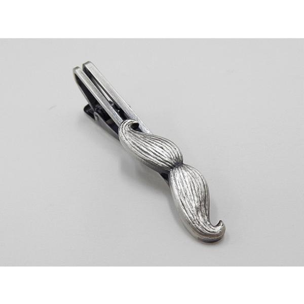 ネクタイピン ひげ ２パーツ構造 アンティークシルバー 銀古美 日本製 タイバー Tp07 Acc10 Tp07 背広屋石k 通販 Yahoo ショッピング