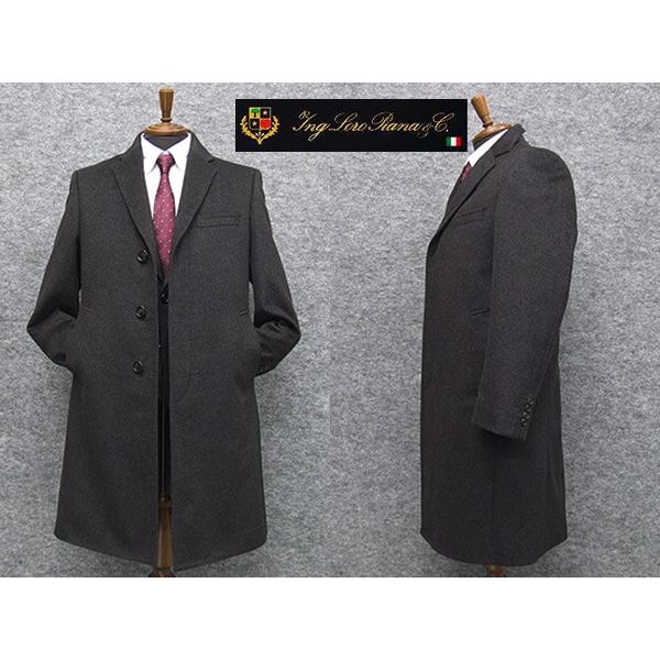 秋冬物 日本製 ロロピアーナ カシミヤ100 シングルチェスターコート Ya体 Ab体 対応 スタイリッシュタイプ 濃グレー メンズ Lo Coat33 Lo Coat33 背広屋石k 通販 Yahoo ショッピング