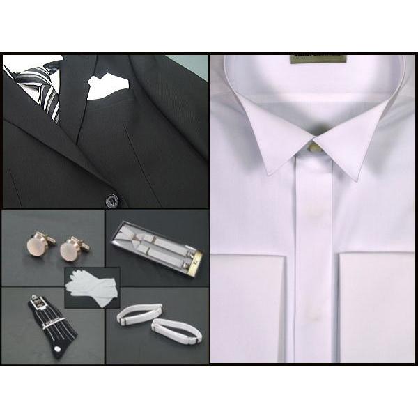正式モーニング用シャツ ディレクターズスーツ兼用 ウイングシャツ 縞ネクタイ 備品８点フルセット Mss3 背広屋石k 通販 Yahoo ショッピング