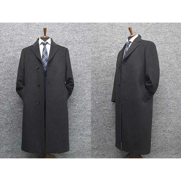 カシミヤ混 シングルチェスターロングコート ウールコート レギュラーフィットタイプ 濃グレー メンズ Ns 18 Ns 18 背広屋石k 通販 Yahoo ショッピング