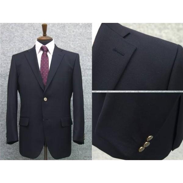 大寸　◎紺ブレザー　シングル　秋冬物（背抜） ウール100％　ベーシック2釦ジャケット　[E体][K体]　メンズジャケット/SE620 ◎紺ブレザー シングル 秋冬物（背抜） ウール100％ ベーシック2釦