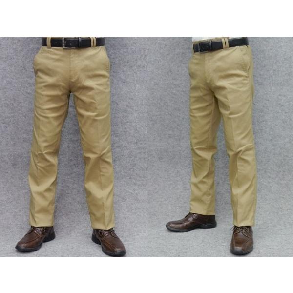 暖ったかパンツ スリムノータックパンツ のびのび横ストレッチ 裏起毛 サンドベージュ W79 97cm T6556b 背広屋石k 通販 Yahoo ショッピング