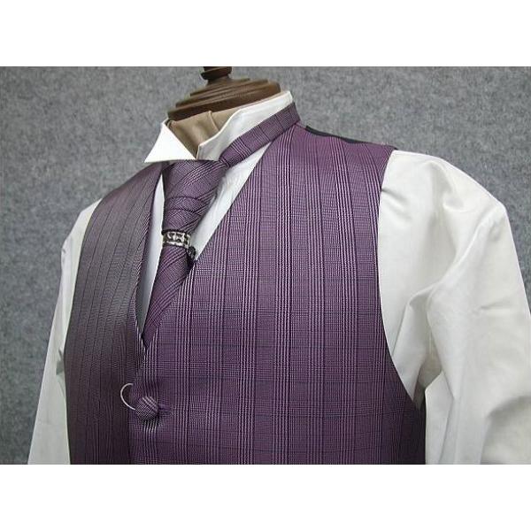 ◇フォーマルベスト&アスコットタイ◇ メンズ バロックタイ ジレ 新郎 