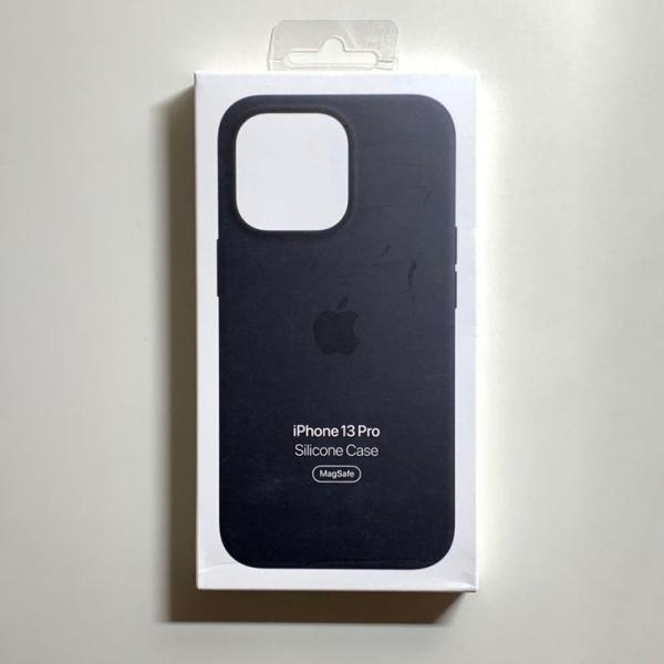 【新品】純正 iPhone 13 Pro シリコンケース・ミッドナイト① 純正】MagSafe対応 iPhone 13 Pro シリコーンケース