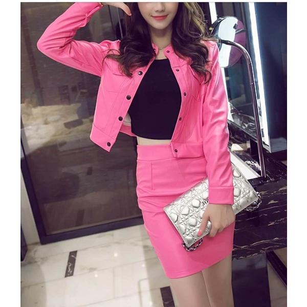 ギャル セットアップ レザー ピンク 黒 ミニスカート 長袖 Buyee Buyee Japanese Proxy Service Buy From Japan Bot Online