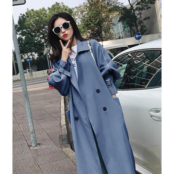 トレンチコート 黒 ブラック 青 ブルー ロング アウター Buyee Buyee Japanese Proxy Service Buy From Japan Bot Online