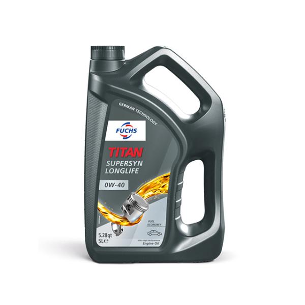 油脂】FUCHS製エンジンオイル/TITAN SUPERSYN LONGLIFE SAE 0W-40 20L