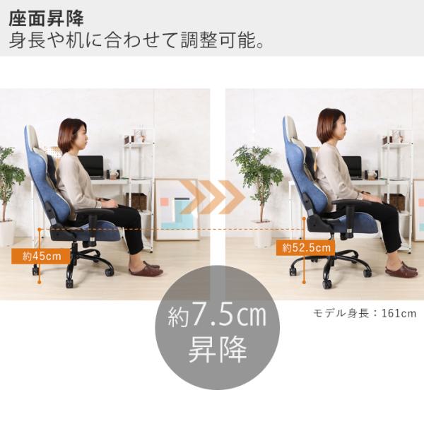 ゲーミングチェア 白 ファブリック デスクチェア 疲れにくい 腰痛 オフィスチェア 椅子 パソコンチェア リクライニング おしゃれ テレワーク プロスト Prost Buyee Buyee 日本の通販商品 オークションの入札サポート 購入サポートサービス