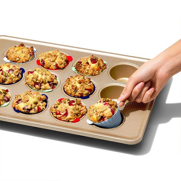 OXO �I�N�\�[ �V���R���x�[�L���O�J�b�v  12�Z�b�g �J�b�v�P�[�L �}�t�B�� �P�[�L�^ �J�b�v�^ �V���R�[�� �H���Ή� �L�b�`���p�i 11313700 ���i�摜3