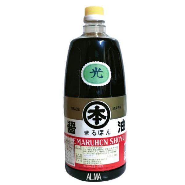【取寄品】まるほん醤油 濃口 光 1500ml(1.5L)ペット 本多食品工業 九州醤油 甘口醤油 あまくち 熊本
