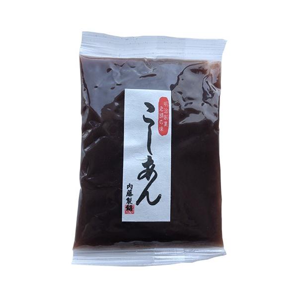 内容量：こしあん　100ｇ賞味期限：３か月(未開封)（開封後は冷蔵にて約２週間）保存方法：冷暗所(２０度以下)で保存してください。開封後は冷蔵保存してください。２週間以上保存する場合は冷凍保存をおすすめします。ご使用時にあわせて、自然解凍し...