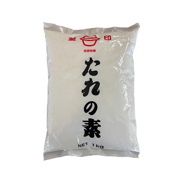 内容量：たれの素 1kg賞味期限：12ヶ月保存方法：直射日光・高温多湿を避けて、保存して下さい。原材料：リン酸架橋デンプン商品説明：今までの葛、澱粉等とは異なり、作業性が良く、たれの離水もなく冷めた後もソフトさを失わず、作りたての新鮮さを保...