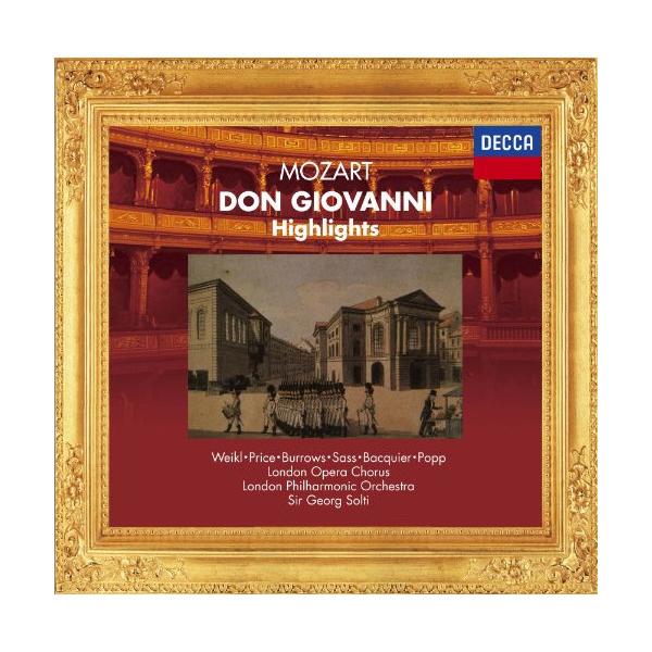 CD/サー・ゲオルグ・ショルティ/モーツァルト:歌劇(ドン・ジョヴァンニ)ハイライツ