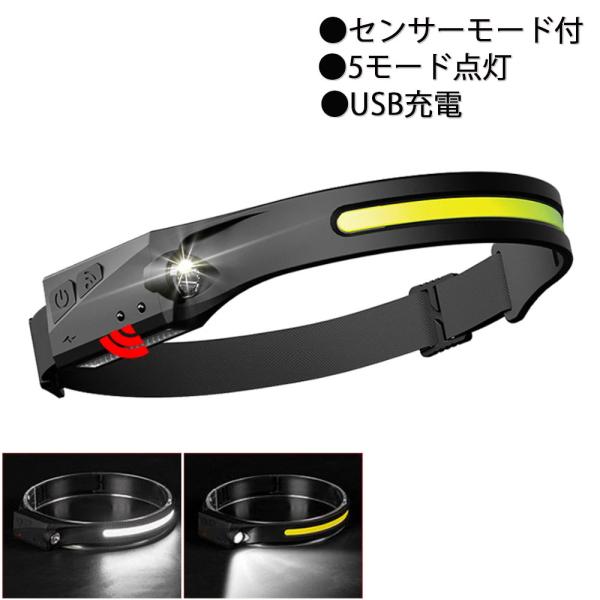 ■商品仕様・本体材料：ABS樹脂・光源：1×CREE XPE LED＋COBチップ・点灯モード：5モード・防水レベル：IPX4・LED寿命：30000時間・入力電圧：5V/1A・充電時間：約2.5時間・重量：約70g・内蔵充電池：リチウムポ...