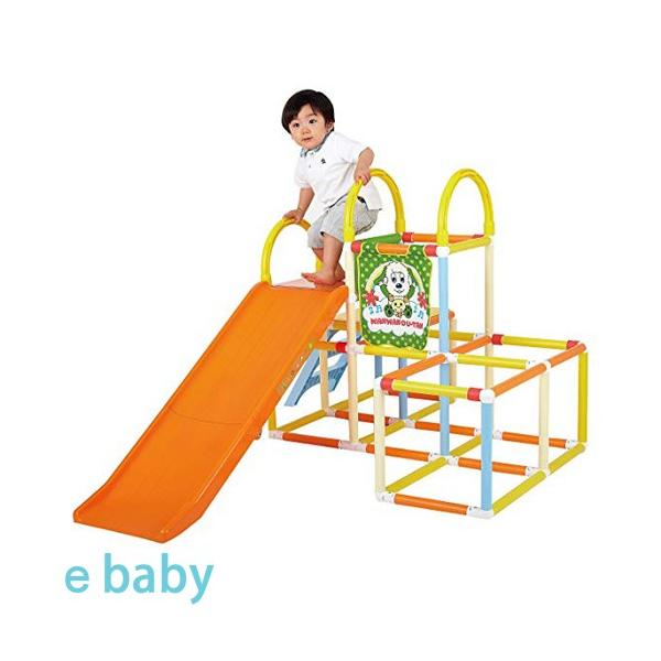 【現状品】NONAKA WORLD おりたたみ スロープ付きベビージム 室内 e-baby_04313
